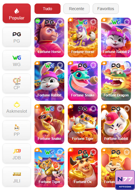 Aventure-se em um Universo de Jogos no n77.com