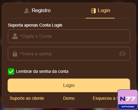 n77.com - protegido login premium para conectar